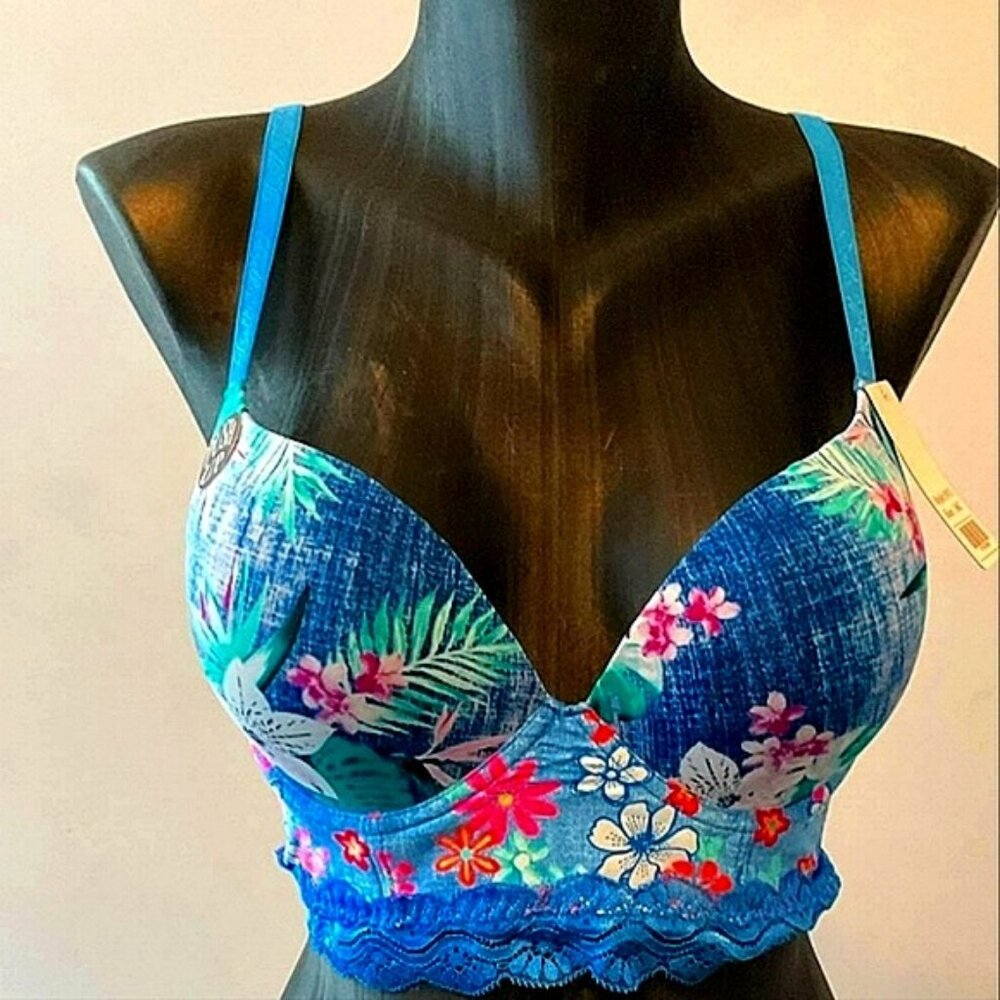 Full Coverage Hawaiian Halter Bra